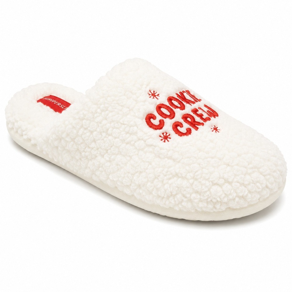 Wondershop Cookie Crew Scuff Slippers Ivory Size M 7/8 Women New With Tags
